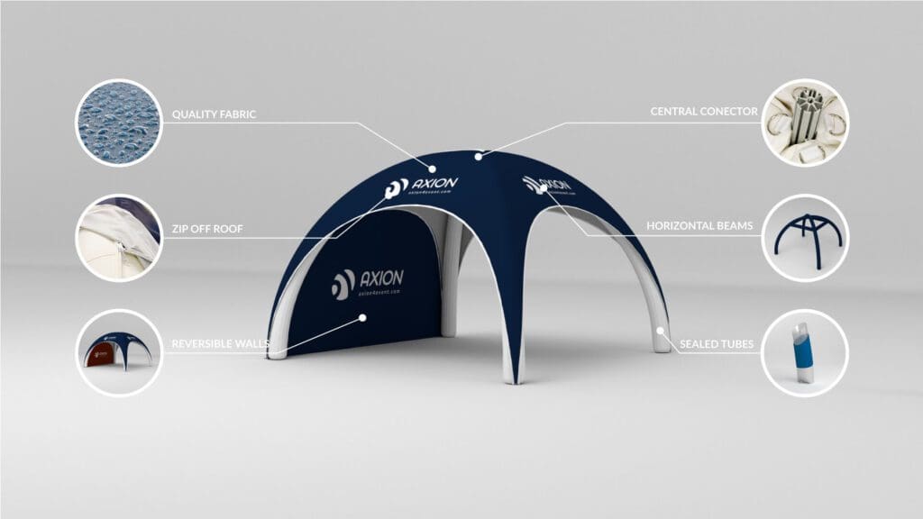 AXION Inflatable Tent SQUARE - content pics (2)