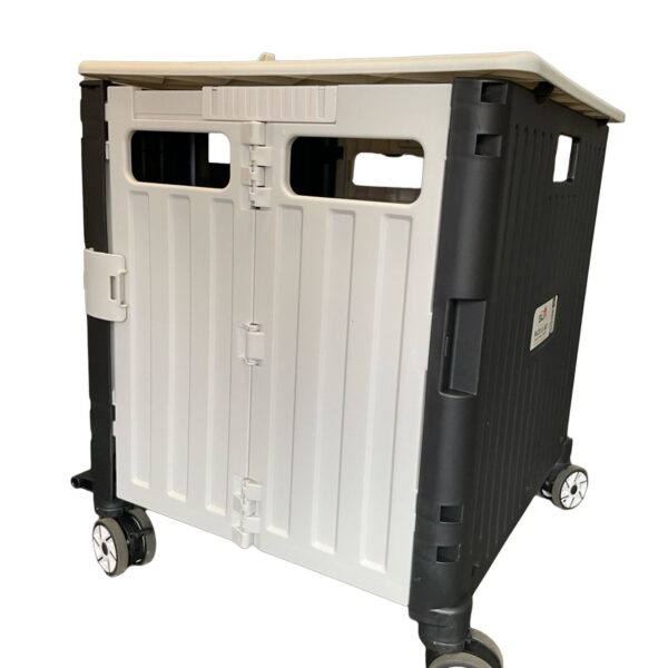 Premium Pack & Go Folding Trolley Closed