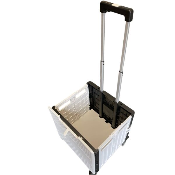 Premium Pack & Go Folding Trolley Handle Up Open
