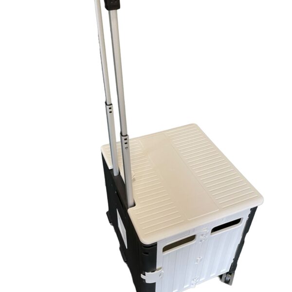 Premium Pack & Go Folding Trolley Handle Up