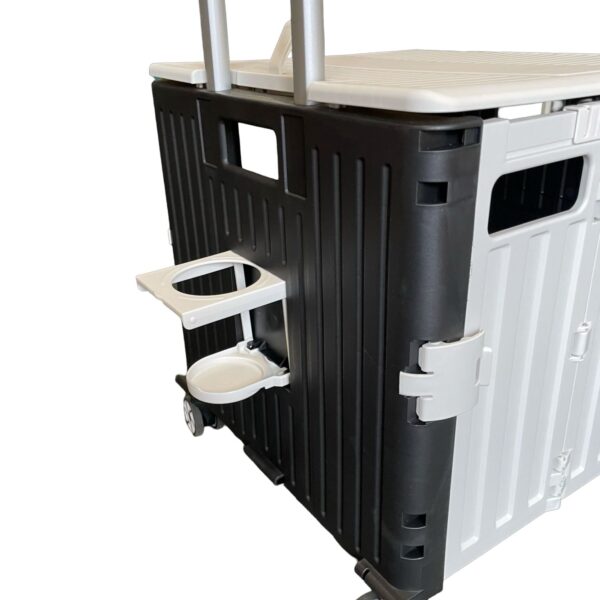 Premium Pack & Go Folding Trolley Cup Holder