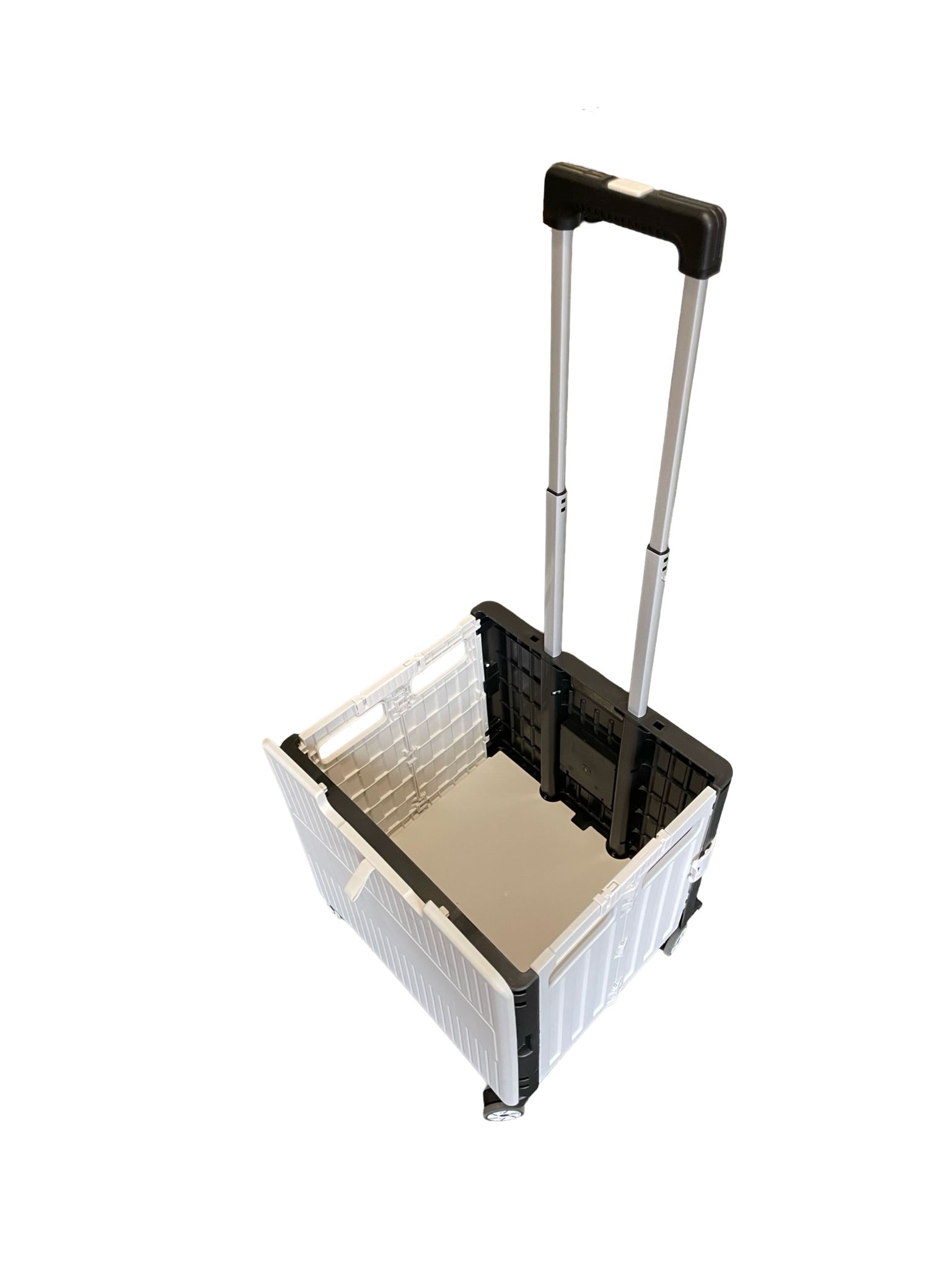 Premium Pack & Go Folding Trolley Open Box Handle Up